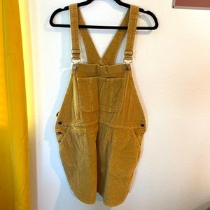 Overall Corduroy Dress